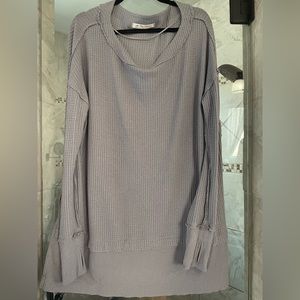 WE THE FREE GRAY KNIT TUNIC